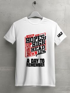 Футболка унисекс HYPNOTICA A Day to Remember белая L