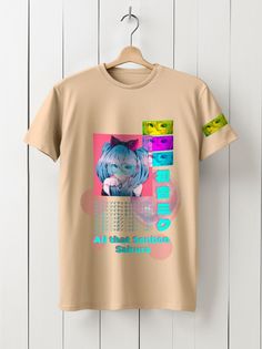 Футболка унисекс HYPNOTICA пиксель арт - 183 бежевая XL