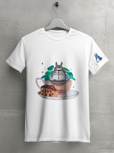 Футболка унисекс HYPNOTICA Аниме My Neighbor Totoro белая 3XS
