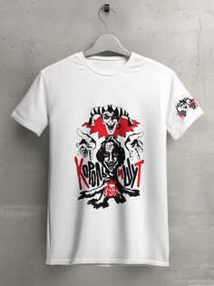 Футболка унисекс HYPNOTICA Музыка Король и Шут - 182 белая 2XL