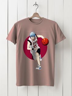 Футболка унисекс HYPNOTICA аниме Баскетбол Куроко - 1022 розовая S