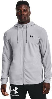 Толстовка мужская Under Armour Rival Terry Fz Hoodie серая XS