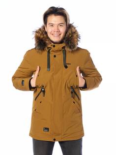 Зимняя куртка мужская Shark Force 3894 коричневая 50 RU