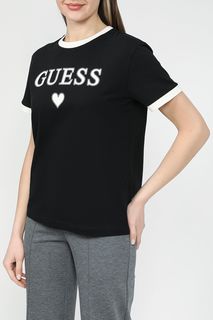 Футболка женская Guess V4RI04 K8FQ4 черная XS