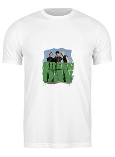 Футболка мужская Printio green day белая 3XL