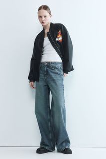Кожаная куртка женская Befree 2421601124-50 черная L/XL