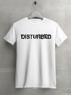 Футболка мужская HYPNOTICA музыка Disturbed - 1568 белая S