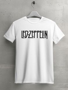Футболка мужская HYPNOTICA музыка Led Zeppelin - 1561 белая XL