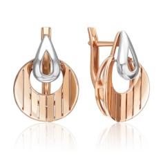 Серьги из золота PLATINA jewelry 02-5366