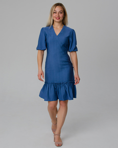 Платье женское Lovelyforever 340 синее 44 RU