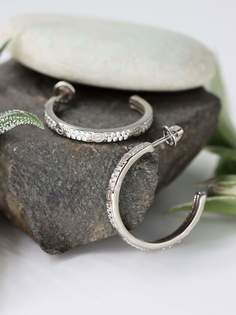 Серьги из серебра ЮТЛАЙН С-7716, фианит