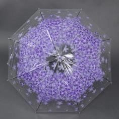 Зонт полуавтоматический, Spring, 8 спиц, R 46 см No Brand