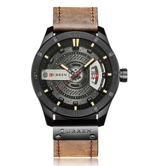 Наручные часы унисекс CURREN 8301 коричневые
