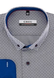 Рубашка мужская Greg 323/139/60124/Z/b/1p_GB серая 44