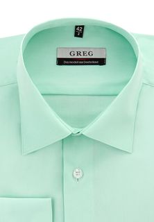 Рубашка мужская Greg 410/319/FR MINT зеленая 38