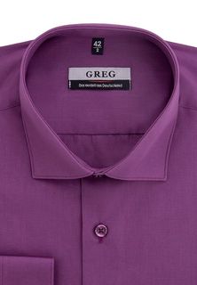 Рубашка мужская Greg 730/139/PL/Z фиолетовая 45