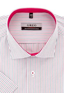 Рубашка мужская Greg 161/109/939/Z/1 красная 38
