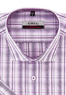 Рубашка мужская Greg 775/101/455/Z/1 фиолетовая 40