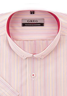 Рубашка мужская Greg 151/109/59/Z/b/1 оранжевая 38