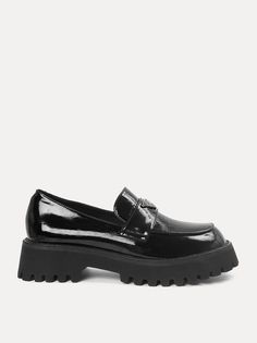Лоферы женские Versiya shop PW2391A-82925 черные 38 EU