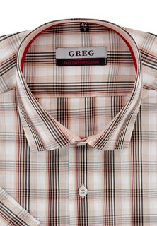 Рубашка мужская Greg Gb145/101/623/Z/1 бежевая 40