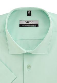 Рубашка мужская Greg 410/109/FR MINT зеленая 41