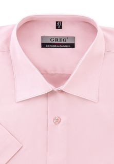 Рубашка мужская Greg 620/309/LT ROSE/Z розовая 38