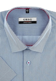 Рубашка мужская Greg 221/207/10130/ZS/1p STRETCH голубая 40