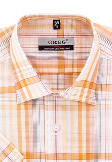 Рубашка мужская Greg Gb555/301/403/Z оранжевая 39