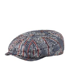 Кепка унисекс Stetson 6840212HATTERASVIRGINWOOL/LINEN синяя/красная, р.55