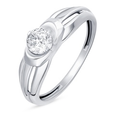 Кольцо из серебра р. 17,5 585Gold 701013861, фианит