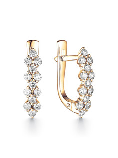 Серьги из золота Dewi 101020099, бриллиант