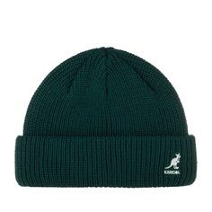 Шапка бини унисекс Kangol K3454 Cardinal 2 way beanie темно-зеленая, one size