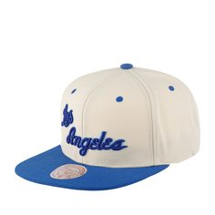 Бейсболка унисекс MITCHELL NESS 6HSSLD21077-LALOFWH бело-синяя one size Mitchell&Ness