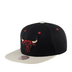 Бейсболка унисекс MITCHELL NESS 6HSSMM21133-CBUBLCK черно-бежевая one size Mitchell&Ness