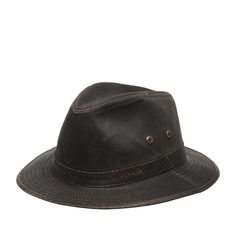 Шляпа унисекс Stetson 2541102 TRAVELLER COTTON коричневая, р.59
