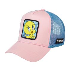 Бейсболка унисекс CAPSLAB CL/LOO2/2/TWE1 Looney Tunes Tweety Pie розовая, one size Capslab®
