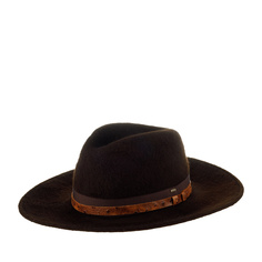 Шляпа унисекс Bailey 37192BH CROFT темно-коричневая, р. 61