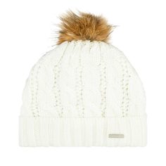 Шапка бини женская PIPOLAKI 4804 CALGARY белая, one size