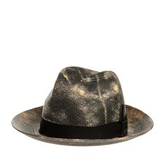 Шляпа мужская Bailey 22800BH DERWENT черная / кремовая, р. 57