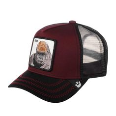 Бейсболка унисекс Goorin Bros. 101-0512 бордовая / черная, one size
