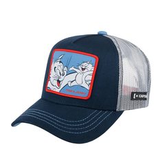Бейсболка унисекс CAPSLAB CL/TAJ1/1/TAJ1 Tom and Jerry Tom and Jerry темно-синяя, one size Capslab®