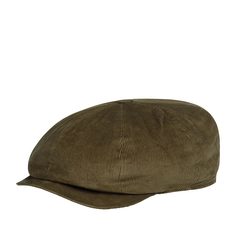 Кепка восьмиклинка унисекс HANNA HATS JP Velvet JP2 оливковая, р. 61