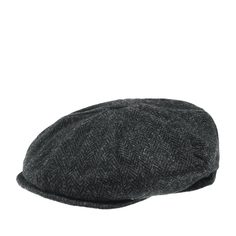 Кепка восьмиклинка унисекс HANNA HATS Eight Panel 95B2 черная, р. 55