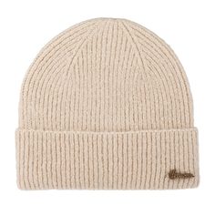 Шапка бини унисекс HERMAN LOUISE 128 бежевая, one size