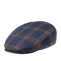 Кепка коппола унисекс Stetson 6210203 KENT EF CHECK синяя / красная, р. 63