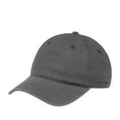 Бейсболка унисекс Stetson 7711102 BASEBALL CAP DELAVE ORGANIC черная, р. 55