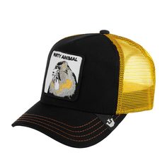 Бейсболка унисекс Goorin Bros. 101-0508 черная / желтая, one size