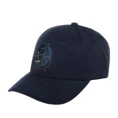 Бейсболка унисекс Lierys 7721132 BASEBALL CAP BIKER темно-синяя, one size