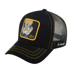 Бейсболка унисекс CAPSLAB CL/DBZ2/1/MV2 Dragon Ball Majin Vegeta черная, one size Capslab®